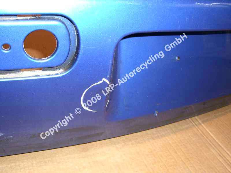 VW Golf 4 original Stoßfänger Stoßstange hinten blaumetallic BJ1999